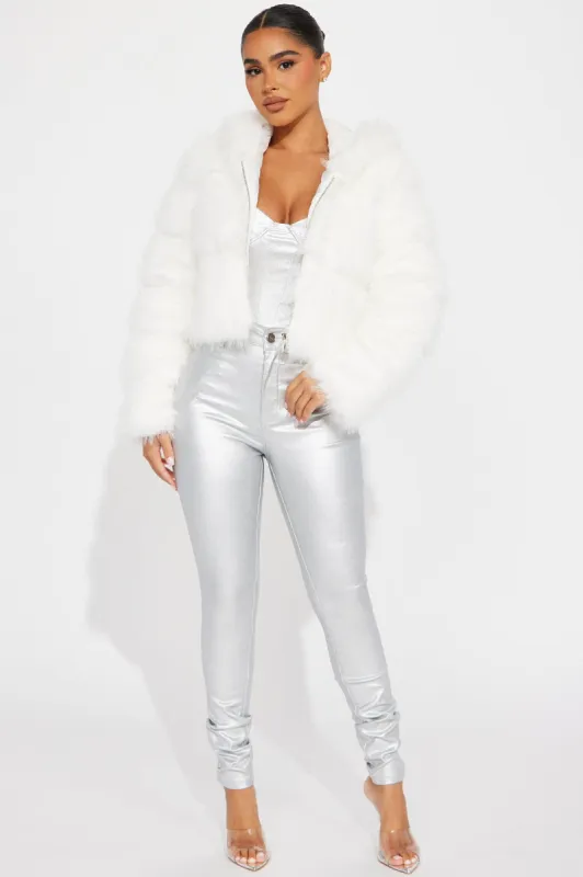 Eskimo Kisses Faux Fur Coat - Ivory sold by Fashion Nova