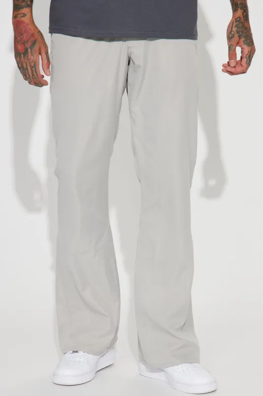 Out Of Patience Trousers - Grey sold by Fashion Nova