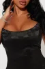 Vampy Vixen Faux Leather Midi Dress - Black sold by Fashion Nova