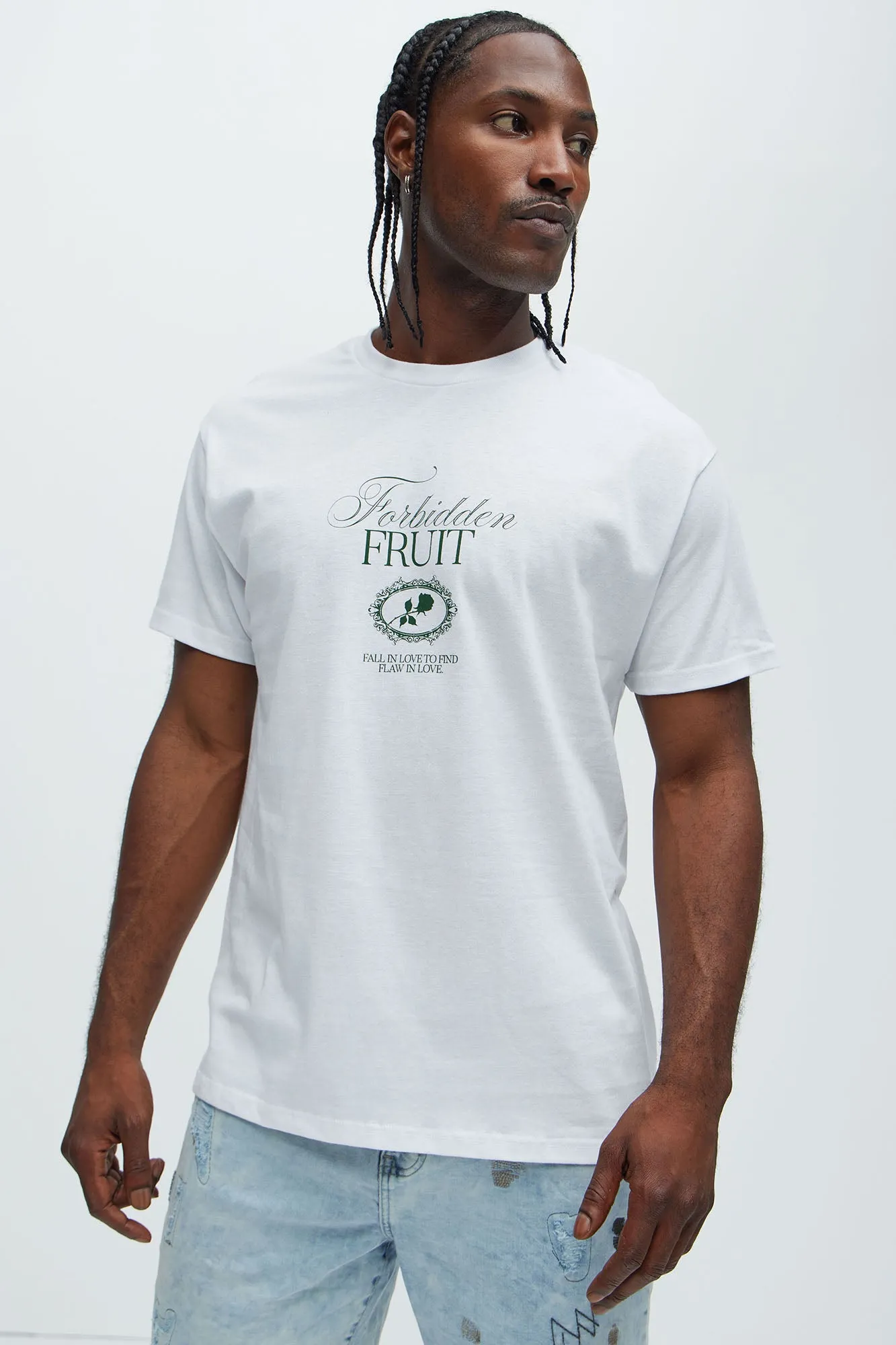 Forbidden Fruit Short Sleeve Tee - White sold by Fashion Nova product image thumbnail 3