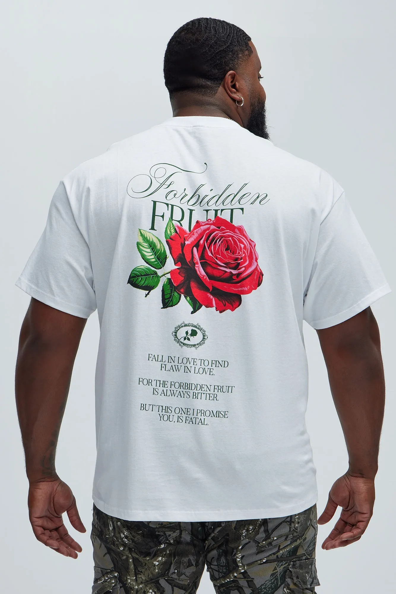 Forbidden Fruit Short Sleeve Tee - White sold by Fashion Nova product image thumbnail 5