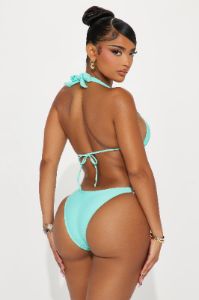 Yuka Heart Gems 2 Piece Bikini - Turquoise sold by Fashion Nova