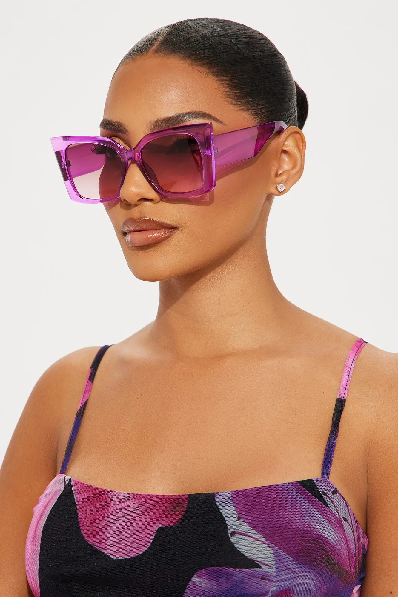 This Is Where Your Book Begins Sunglasses - Purple sold by Fashion Nova