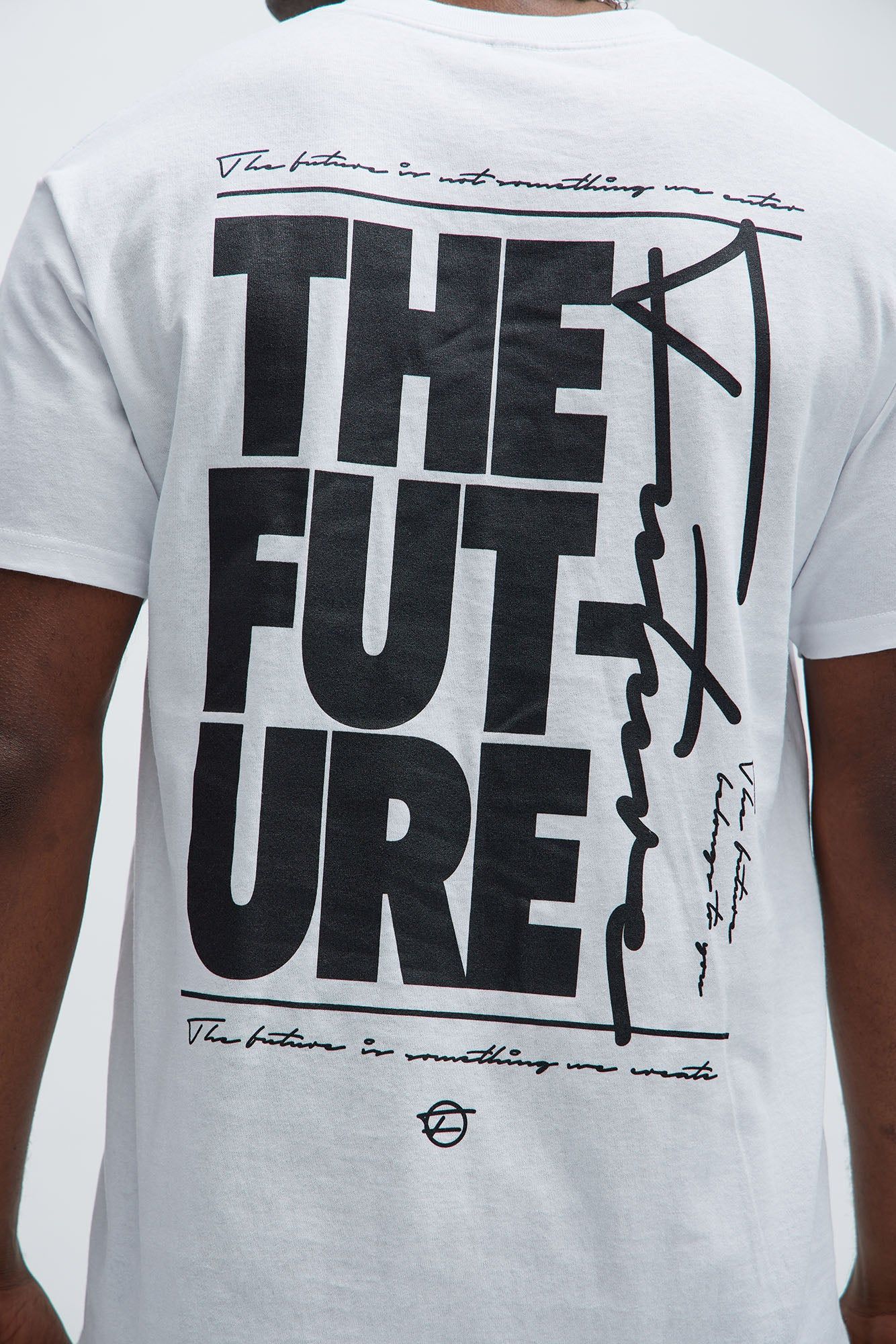 The Future Signature Short Sleeve Tee - White sold by Fashion Nova product image thumbnail 5
