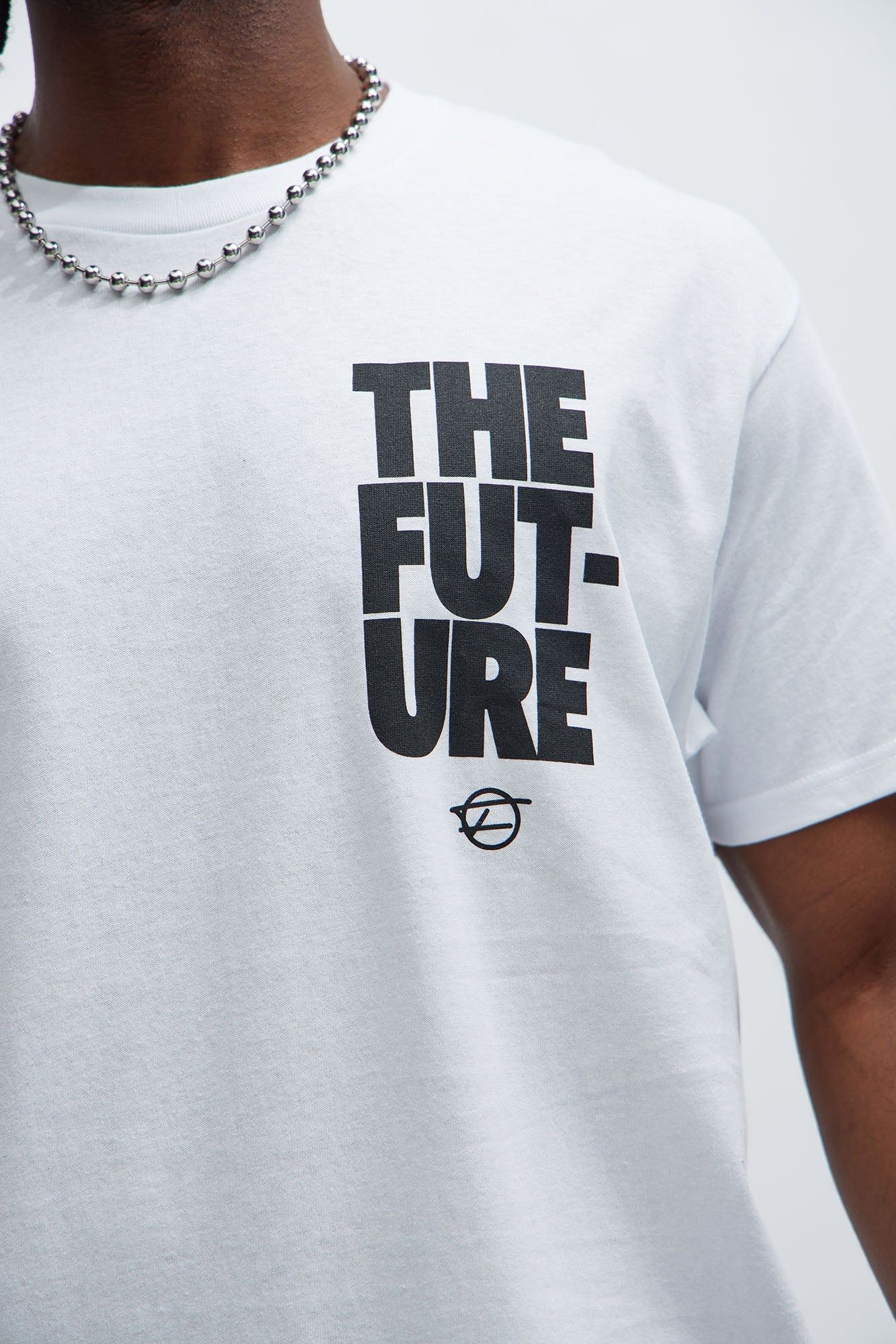 The Future Signature Short Sleeve Tee - White sold by Fashion Nova product image thumbnail 3