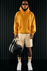 Tyson Oversized Heavyweight Hoodie - Mustard sold by Fashion Nova