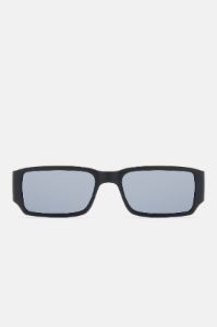 Don't Play Me Sunglasses - Matte Black/Smoke sold by Fashion Nova