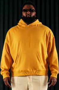 Tyson Oversized Heavyweight Hoodie - Mustard sold by Fashion Nova