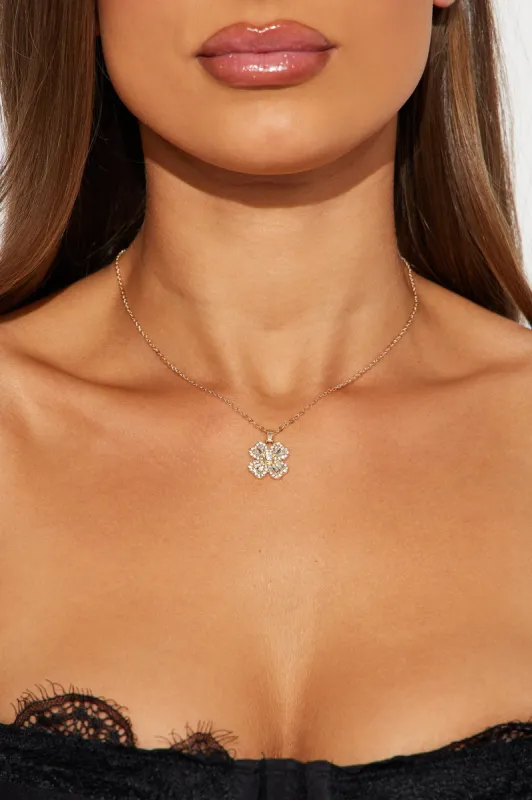 You're My Lucky Charm Necklace - Gold sold by Fashion Nova
