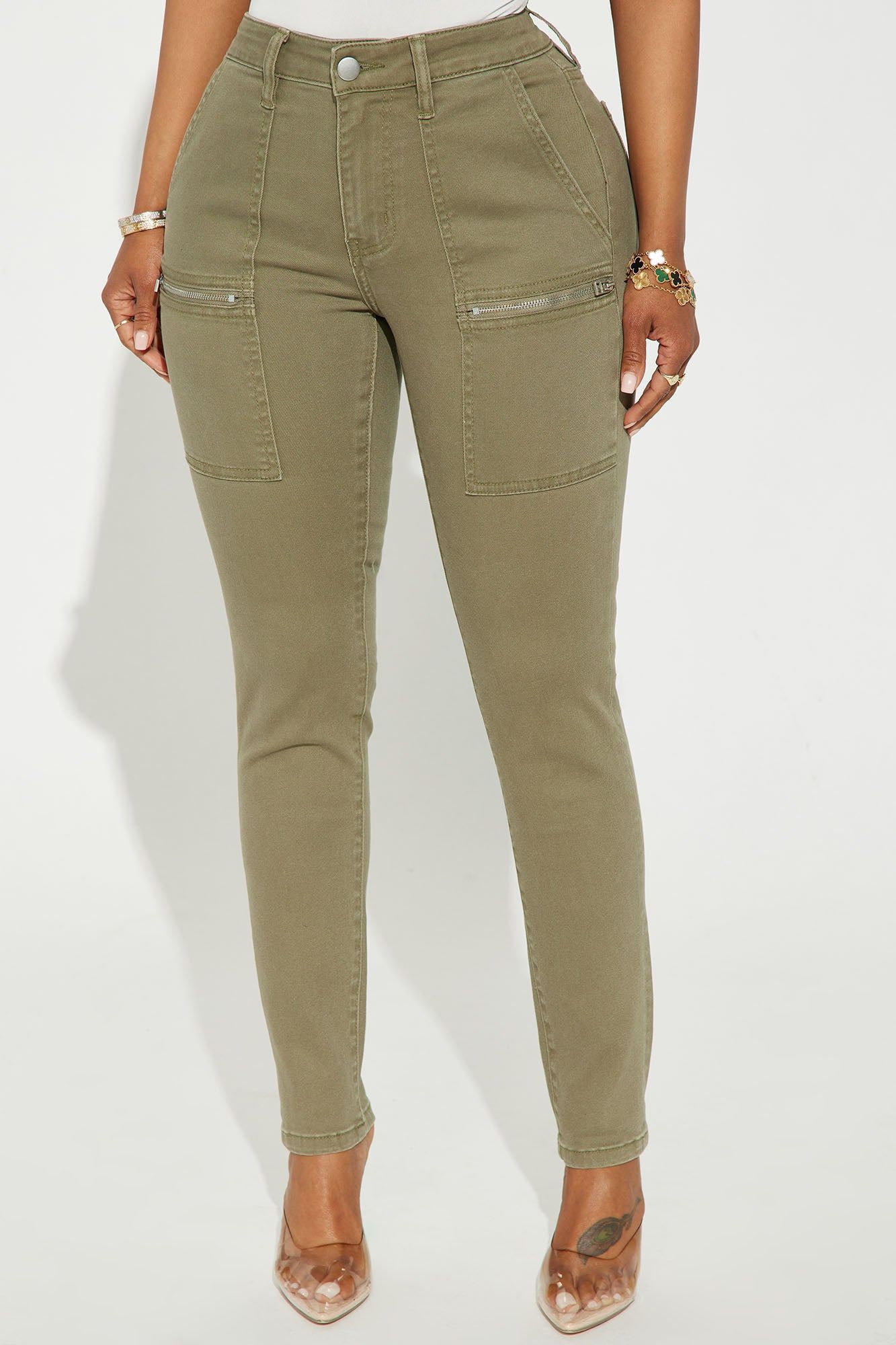 Your Main Squeeze Skinny Pant - Olive sold by Fashion Nova product image thumbnail 2