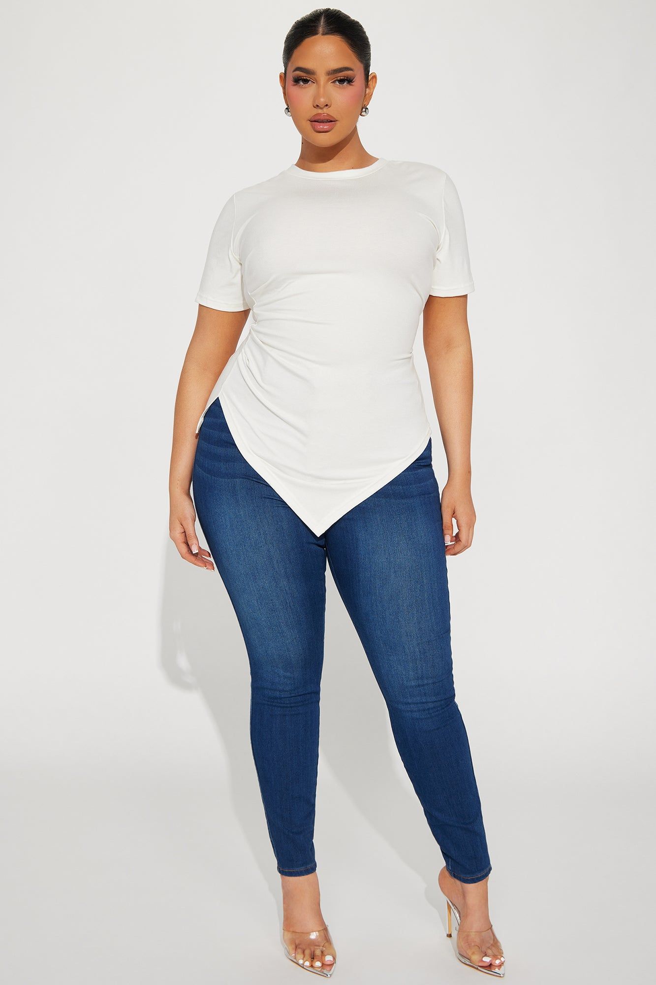 Take Control Asymmetrical Top - Ivory sold by Fashion Nova product image thumbnail 5