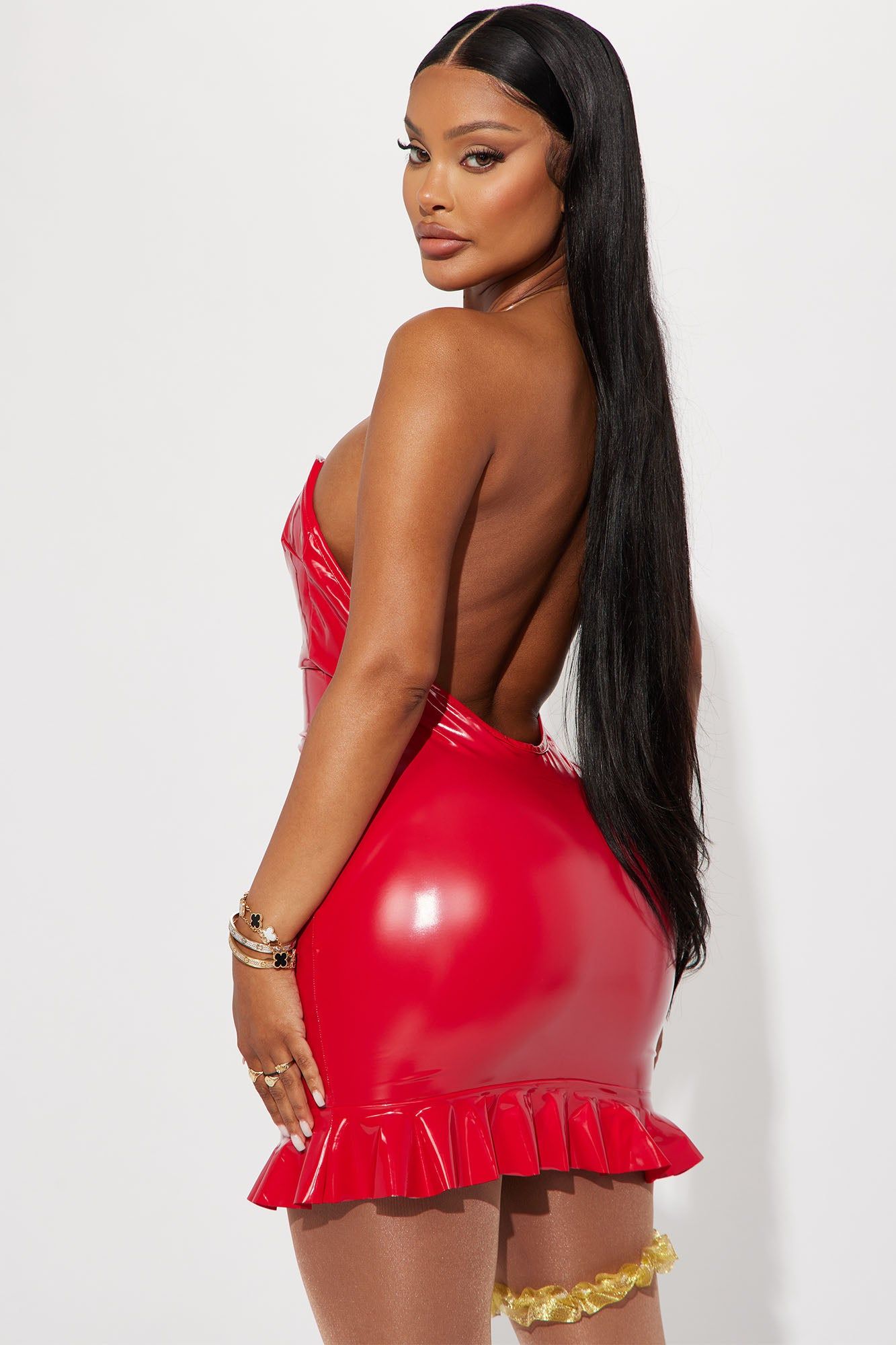 Miss Vintage Cartoon 2 Piece Costume Set - Red sold by Fashion Nova product image thumbnail 4