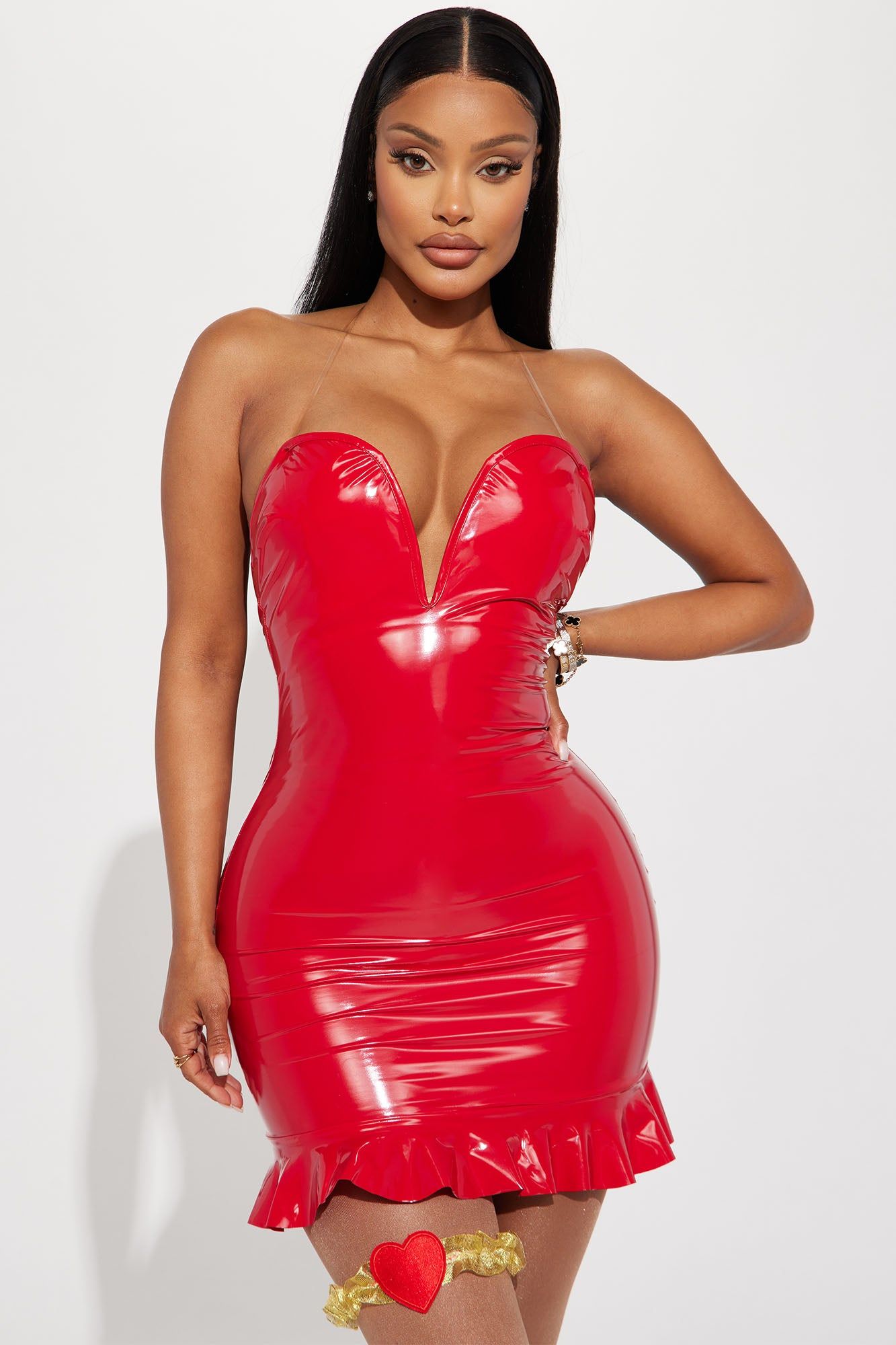 Miss Vintage Cartoon 2 Piece Costume Set - Red sold by Fashion Nova product image thumbnail 2