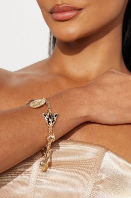 Jungle Queen Charm Bracelet - Gold sold by Fashion Nova