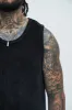 Dudley Textured Relaxed Tank - Black sold by Fashion Nova