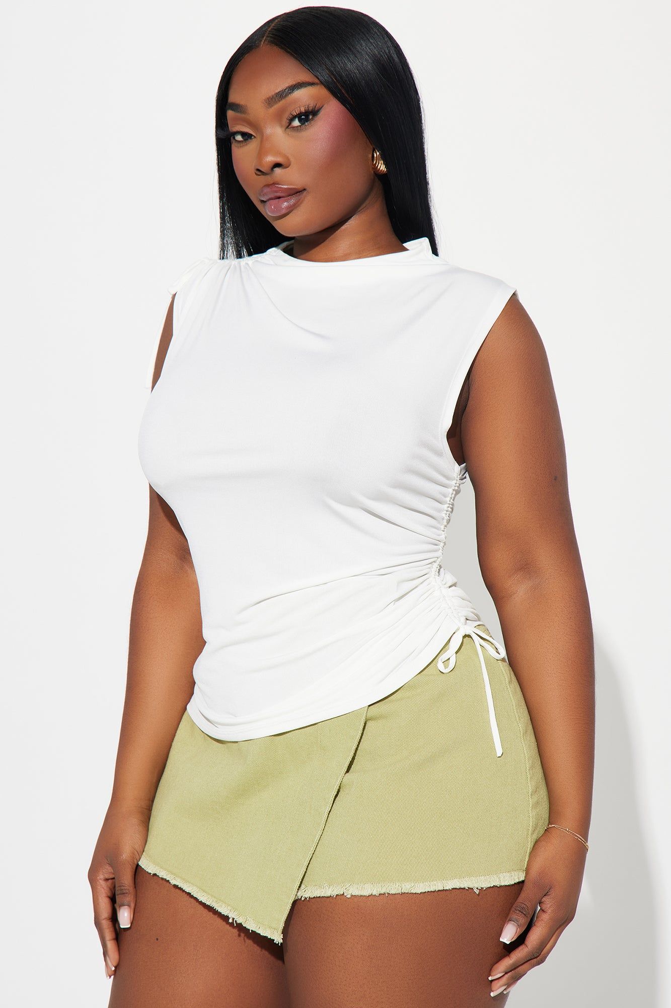 Focused On Me Top - Off White sold by Fashion Nova product image thumbnail 4
