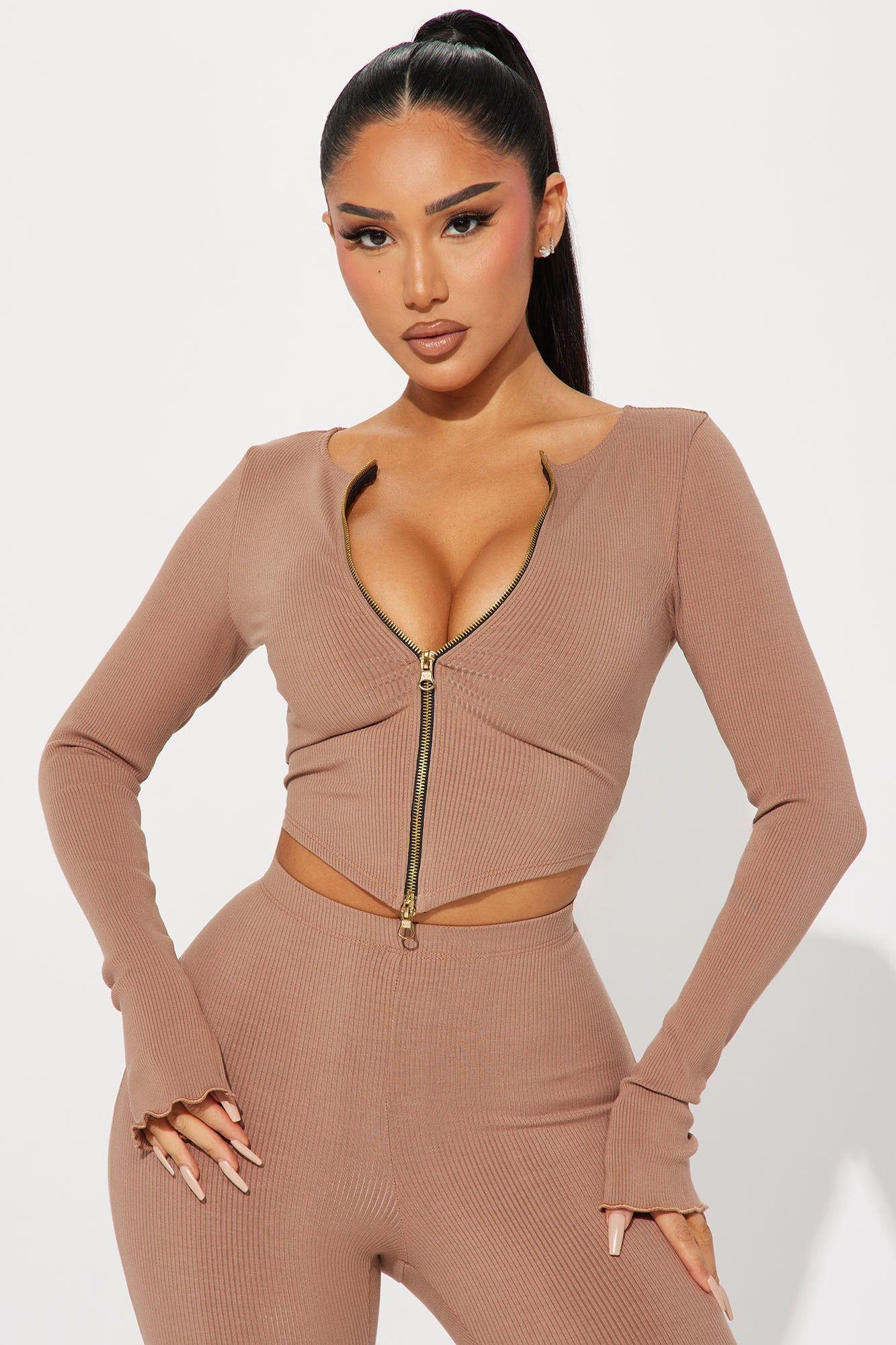 Kira Snatched Pant Set - Nude sold by Fashion Nova product image thumbnail 3