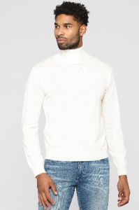 Killian Turtle Neck Sweater - Cream sold by Fashion Nova