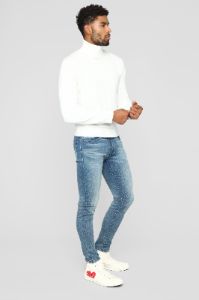 Killian Turtle Neck Sweater - Cream sold by Fashion Nova