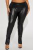 Do It Faux Leather Legging - Black sold by Fashion Nova