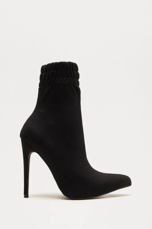 Kyle Sock Booties - Black sold by Fashion Nova