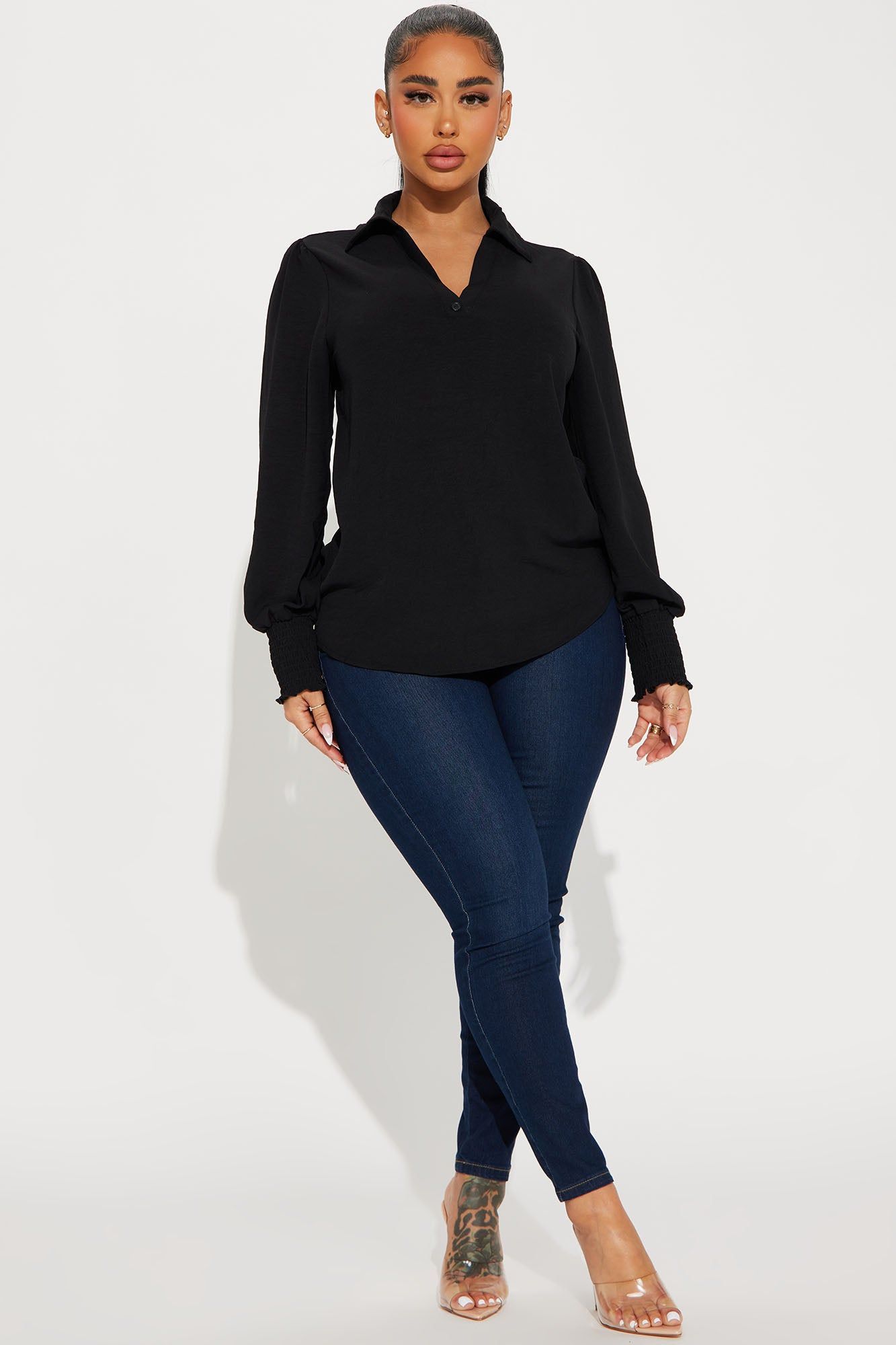 Enid Blouse Top - Black sold by Fashion Nova product image thumbnail 2