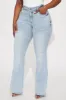 Lost Without You Soft Stretch Bootcut Jeans - Light Wash sold by Fashion Nova