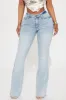 Lost Without You Soft Stretch Bootcut Jeans - Light Wash sold by Fashion Nova