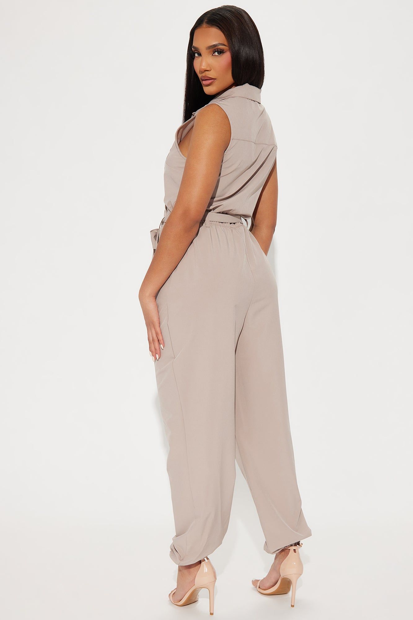 Lean On Me Jumpsuit - Taupe sold by Fashion Nova product image thumbnail 3