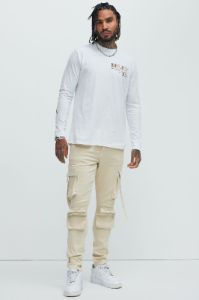 Always Believe Long Sleeve Tee - White sold by Fashion Nova