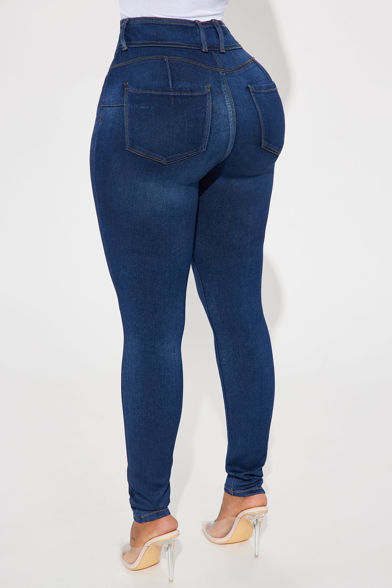 Snatch Me Tight Booty Lifter Skinny Jeans - Medium Wash sold by Fashion Nova product image thumbnail 3