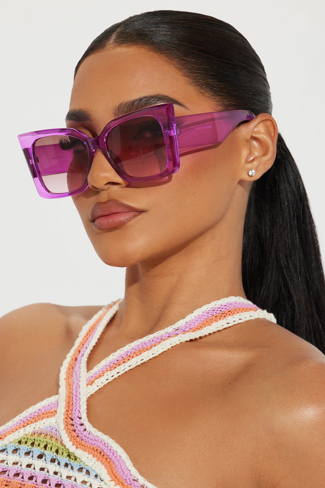 Enjoyment Of Plenty Sunglasses - Purple sold by Fashion Nova