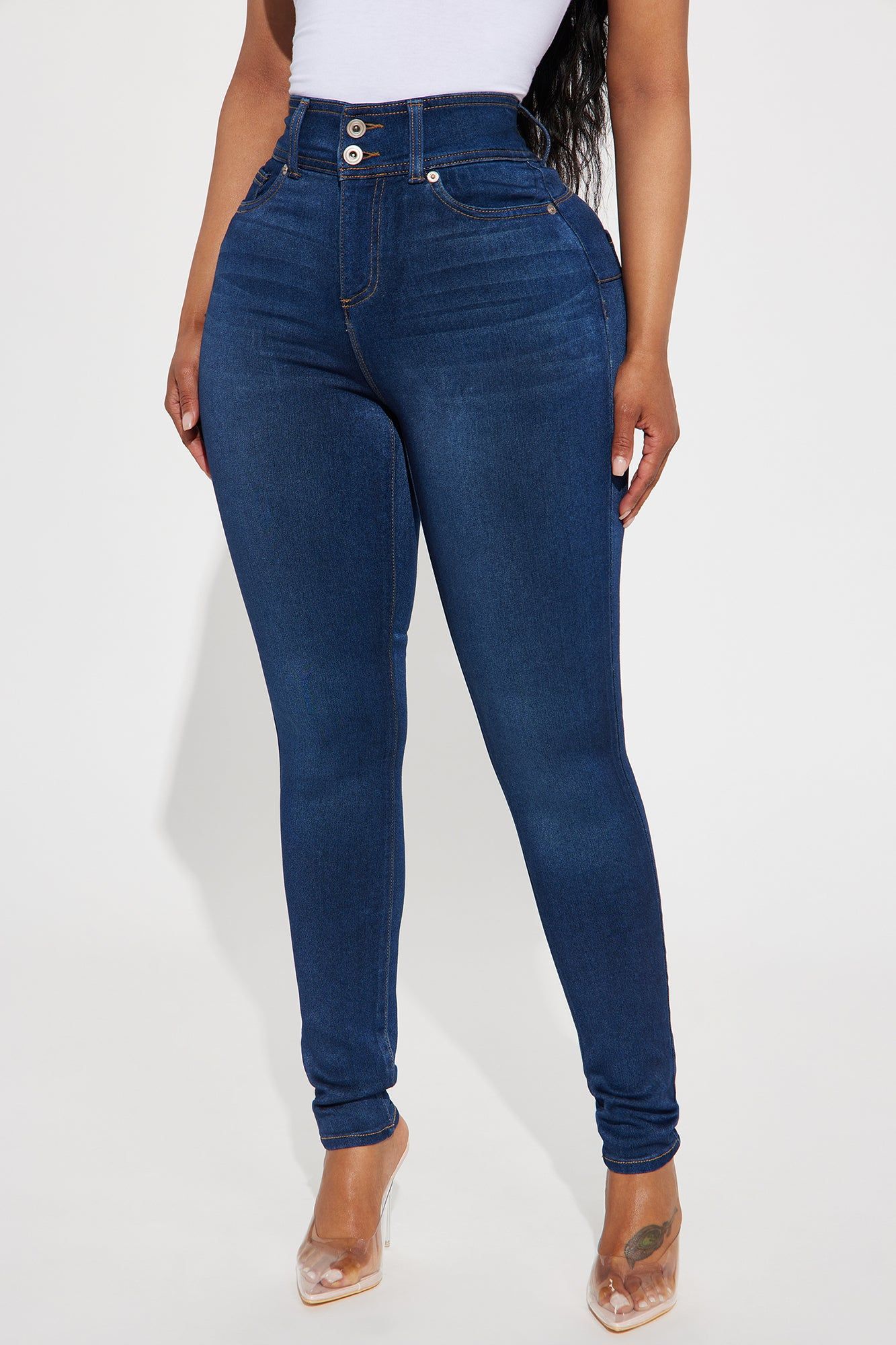 Snatch Me Tight Booty Lifter Skinny Jeans - Medium Wash sold by Fashion Nova product image thumbnail 2