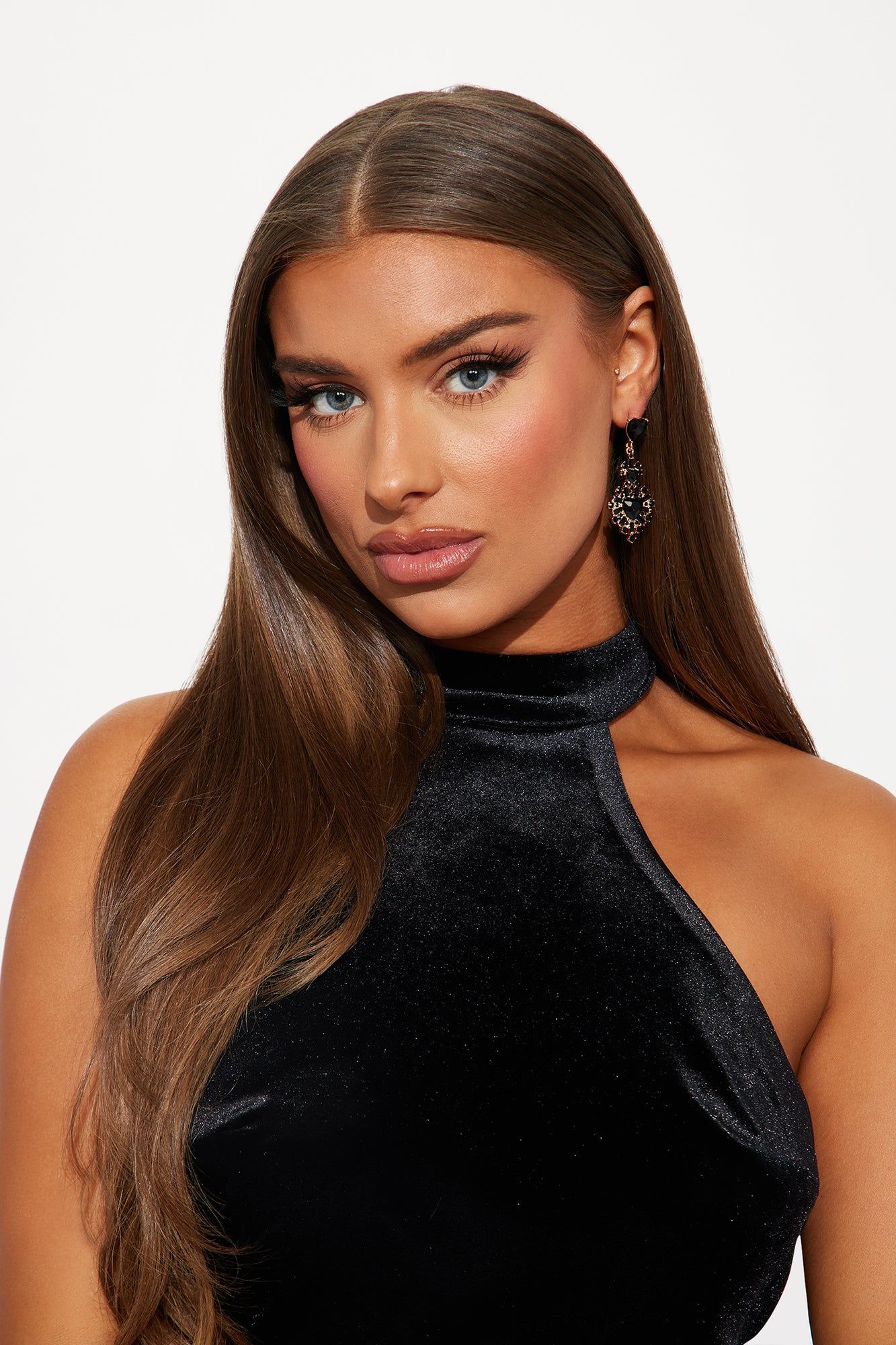 Beauty Doll Drop Earrings - Black sold by Fashion Nova product image thumbnail 2