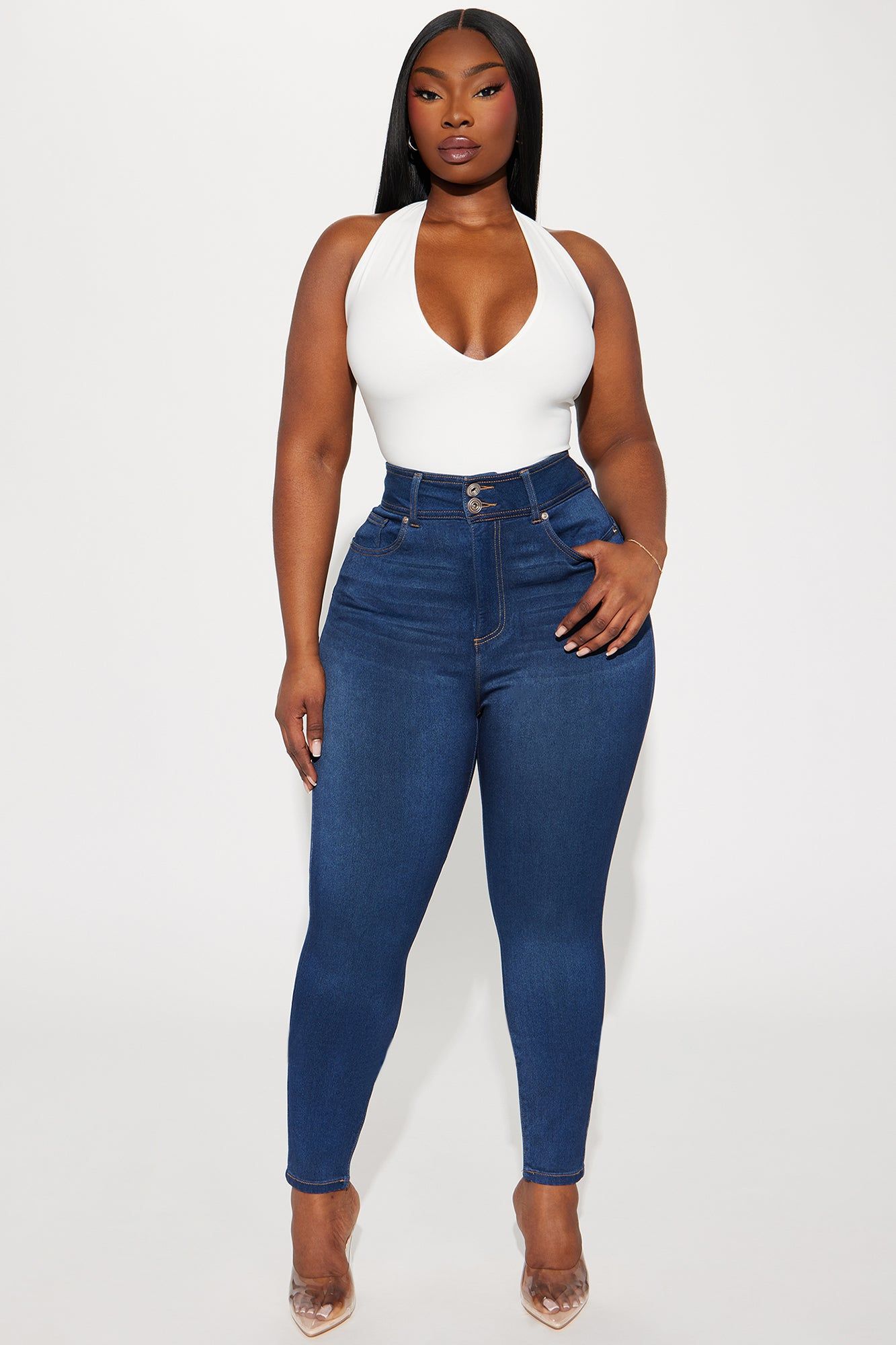Snatch Me Tight Booty Lifter Skinny Jeans - Medium Wash sold by Fashion Nova product image thumbnail 5