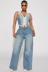 Right Time Vest Top - Cream/combo sold by Fashion Nova