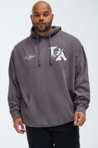 Los Angels Hoodie - Grey sold by Fashion Nova