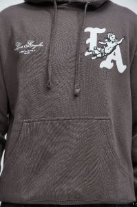 Los Angels Hoodie - Grey sold by Fashion Nova