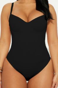 Show It Off Shapewear Bodysuit - Black sold by Fashion Nova