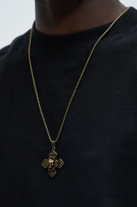 Ed Hardy Metal Necklace Chain - Gold sold by Fashion Nova