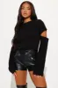 Trend Setter Sweater - Black sold by Fashion Nova