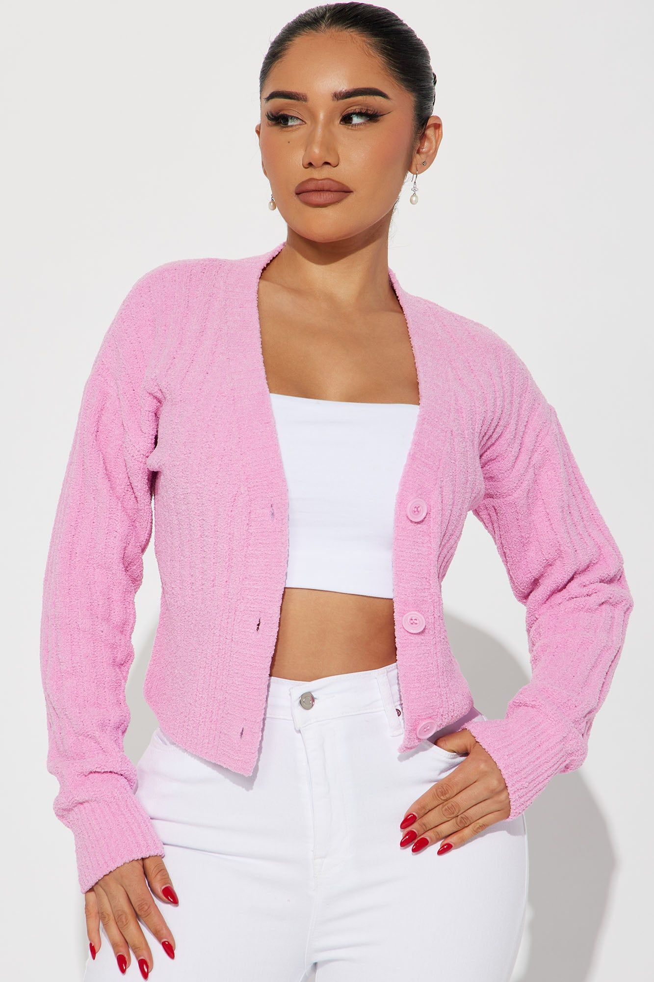 Nerida Cardigan - Pink sold by Fashion Nova