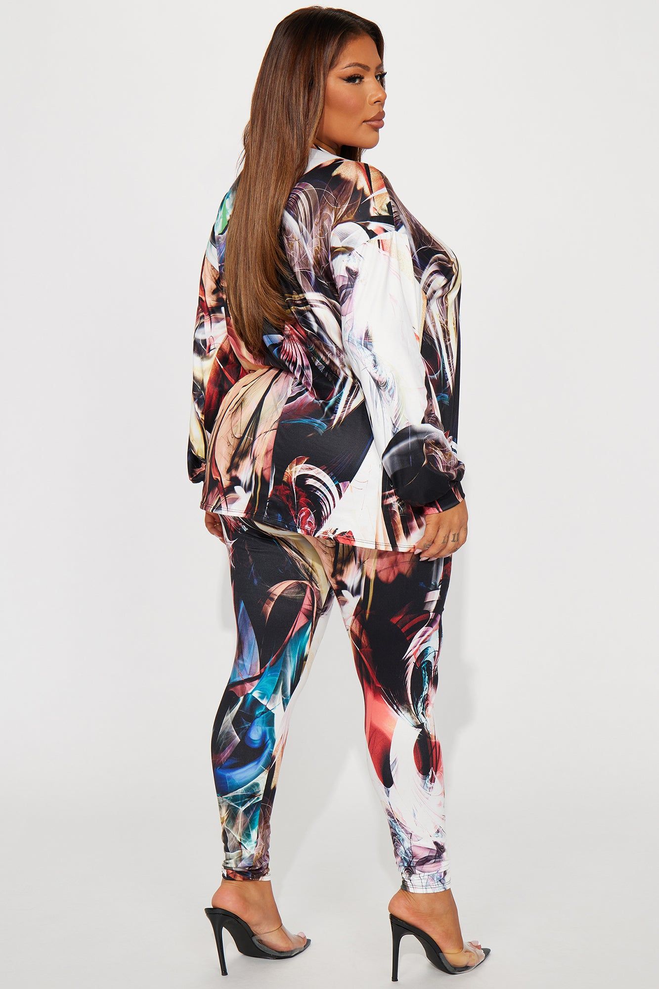 Art Moment Legging Set - Orange/combo sold by Fashion Nova product image thumbnail 6