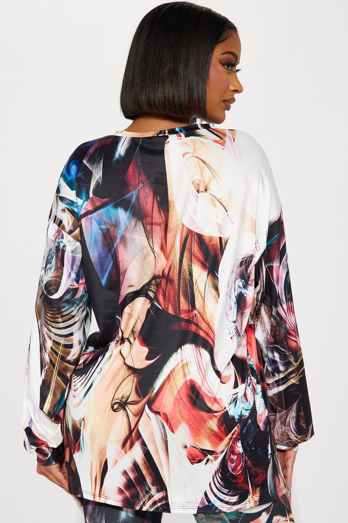 Art Moment Legging Set - Orange/combo sold by Fashion Nova product image thumbnail 3