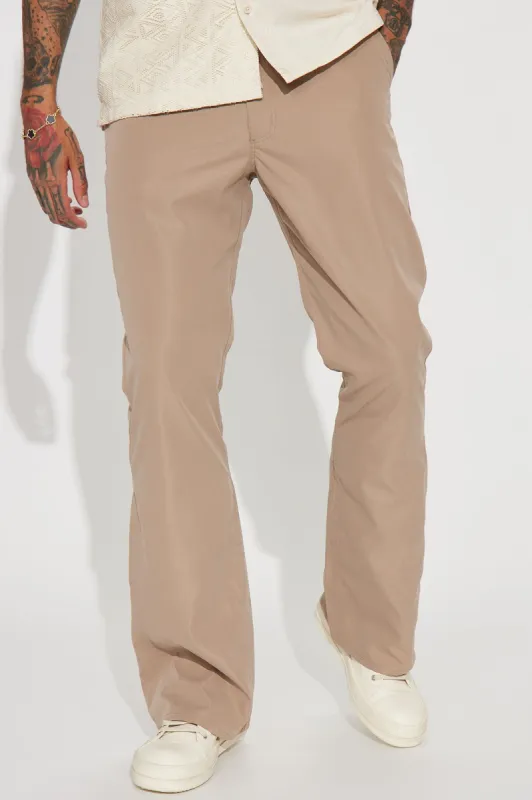 Out Of Patience Trousers - Taupe sold by Fashion Nova