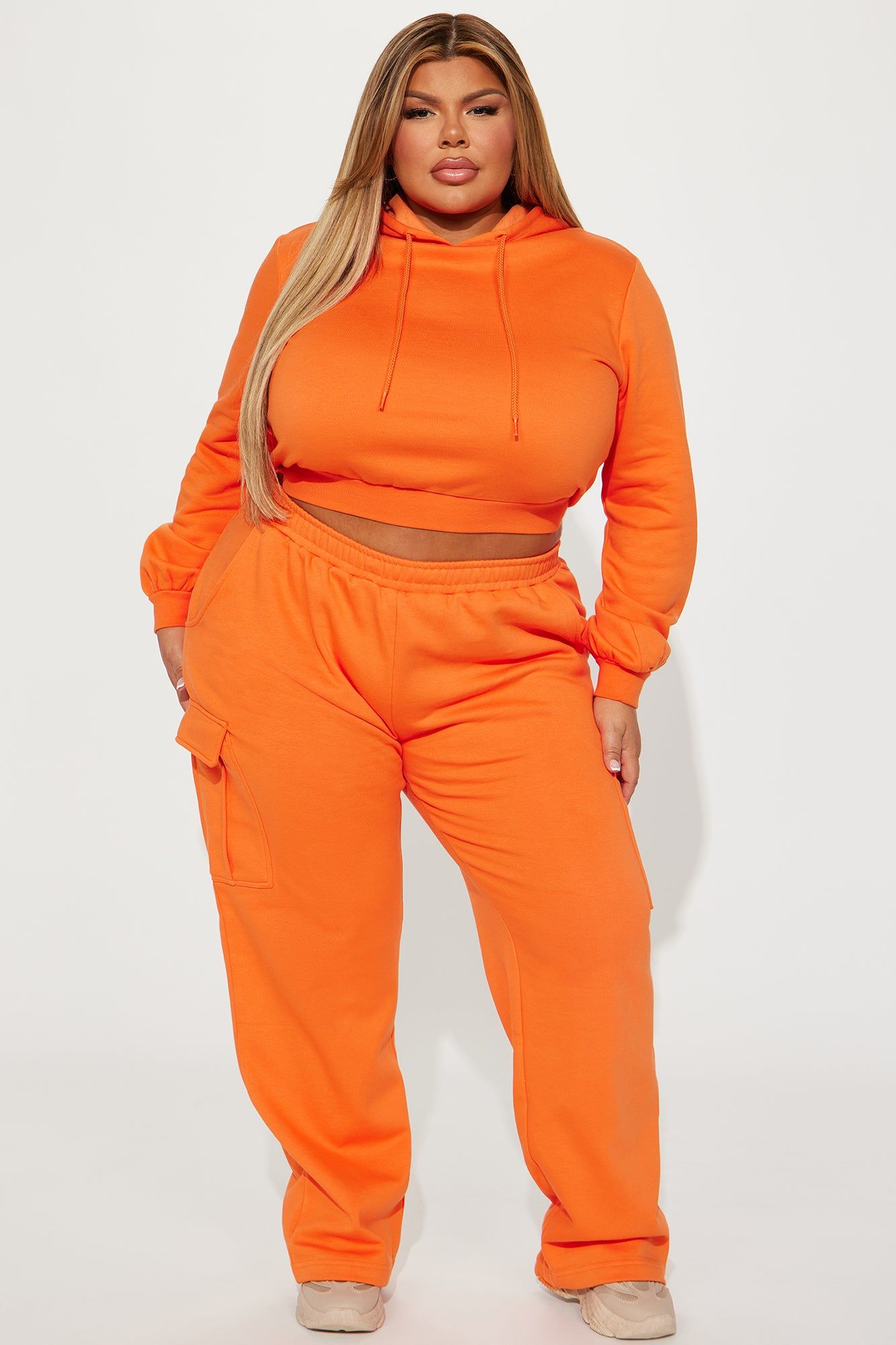 Easy Going Lounge Wide Leg Pant - Orange sold by Fashion Nova product image thumbnail 5