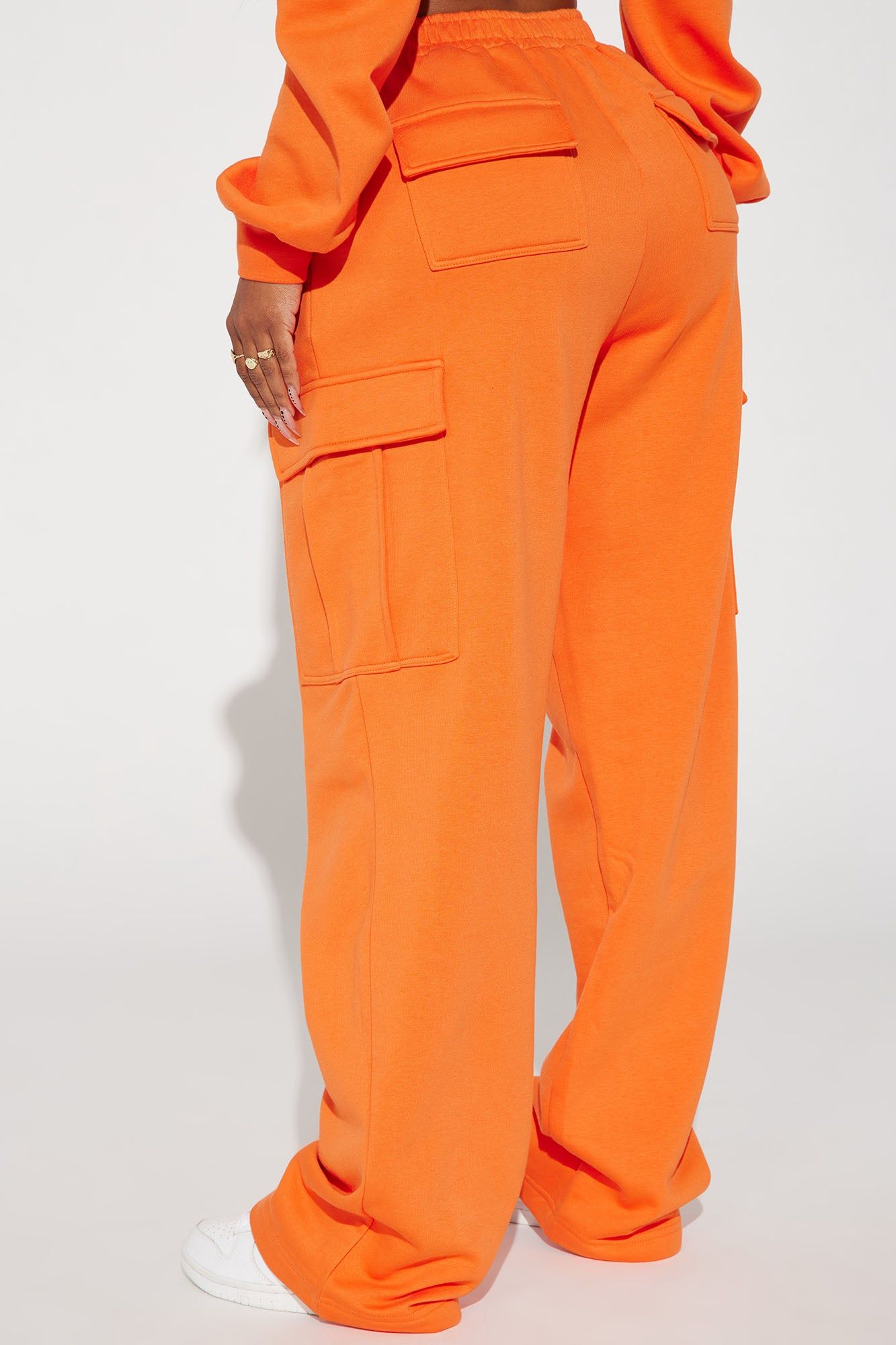 Easy Going Lounge Wide Leg Pant - Orange sold by Fashion Nova product image thumbnail 4