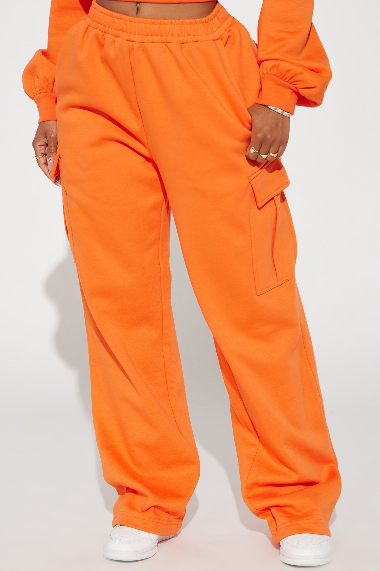 Easy Going Lounge Wide Leg Pant - Orange sold by Fashion Nova product image thumbnail 2