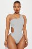 Levitating Cut Out Bodysuit - Heather Grey sold by Fashion Nova