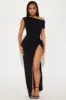 Keep Walking Maxi Dress - Black sold by Fashion Nova
